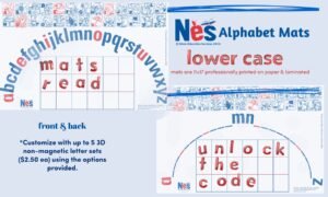 Lower Case Alphabetmat Sold by Nixon Education Services
